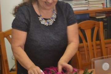  La Garita agradece al arqueólogo Abel Galindo los trabajos en el yacimiento de Los Melones (Foto Inma Perera)